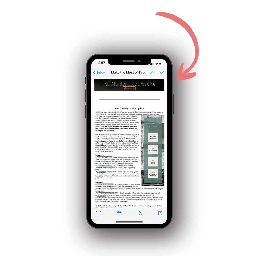 monthly email newsletter for realtors